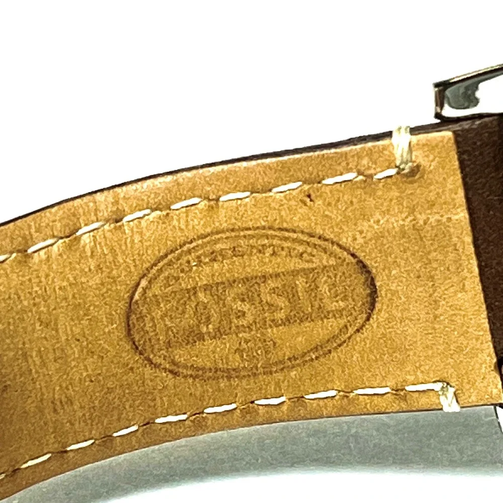 Fossil 30th Anniversary Special Edition Watch FS4897 Blue Dial Brown Leather
